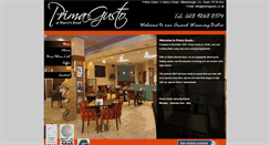 Desktop Screenshot of primagusto.co.uk